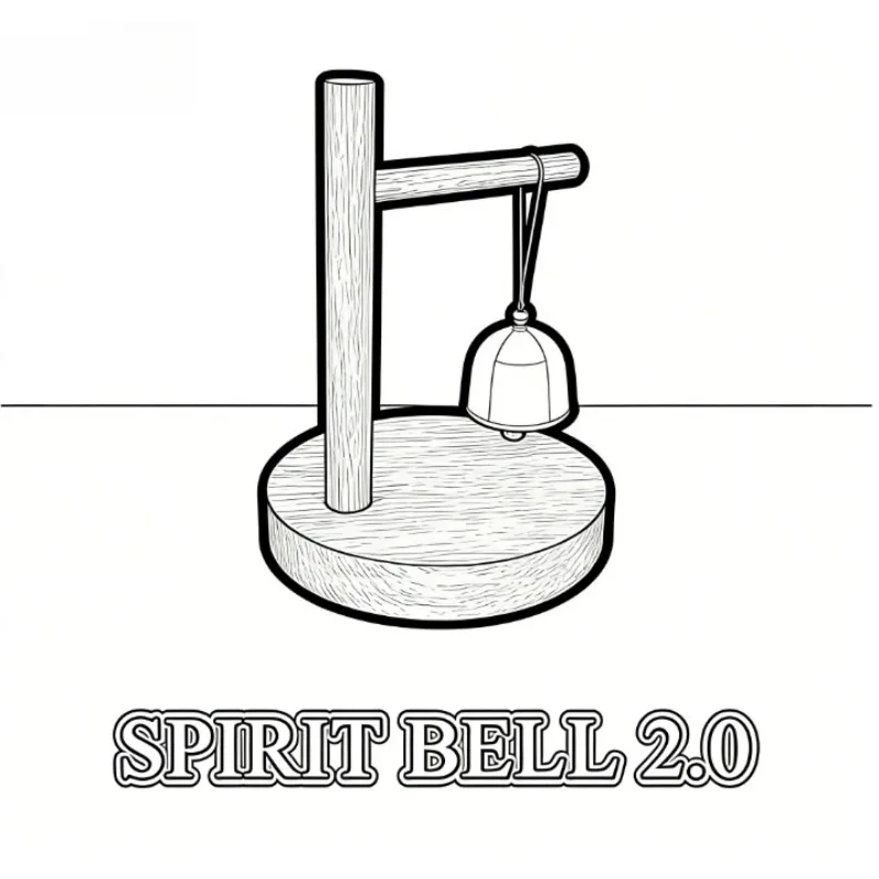 Spirit Bell 2.0 Magic Tricks Close-Up Stage Professional Mentalism Bell Illusion Gimmicks Magician Illusions Mind Reading Magia