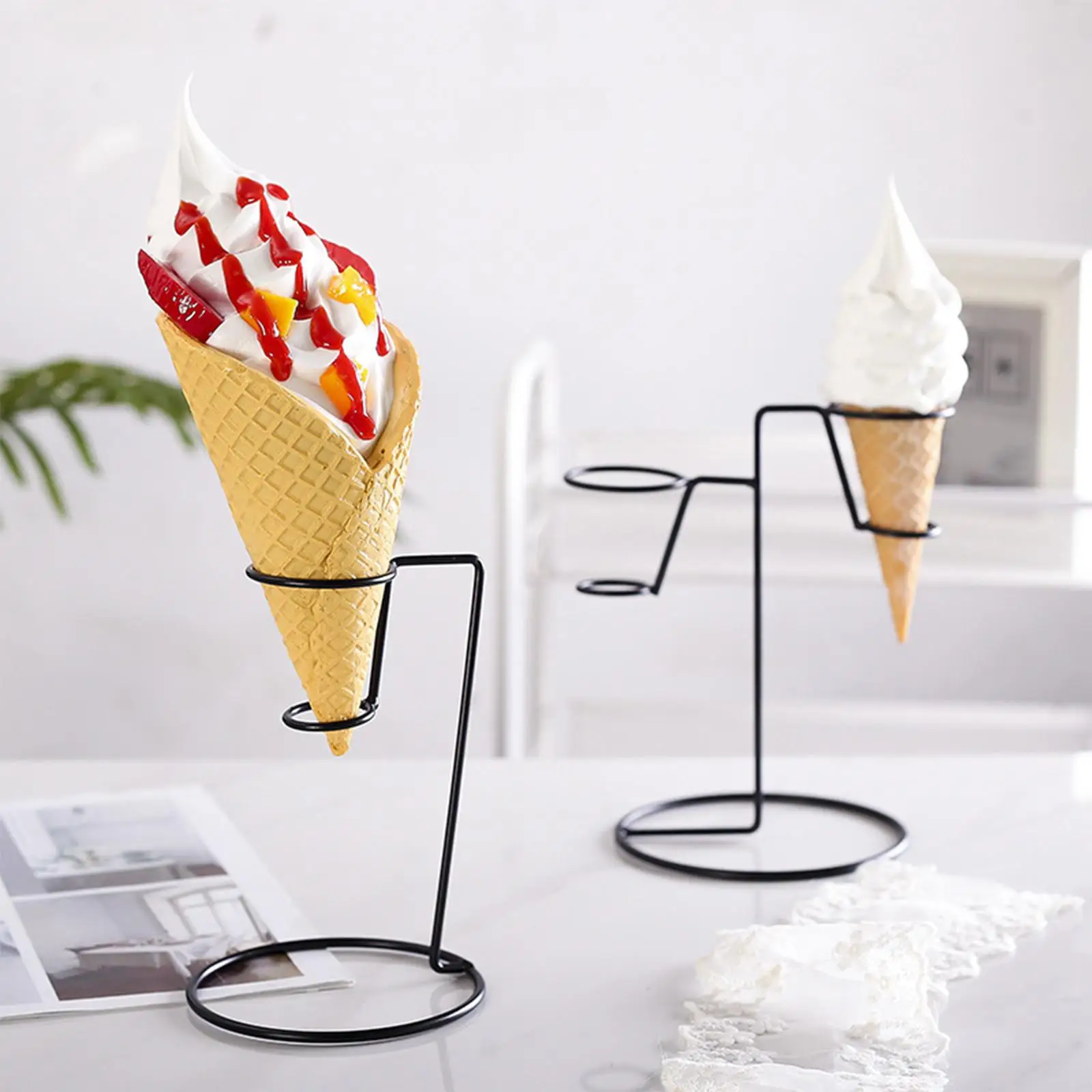 Ice Cream Display Bracket tables craft Holder for Baking Home hand rolls sushi