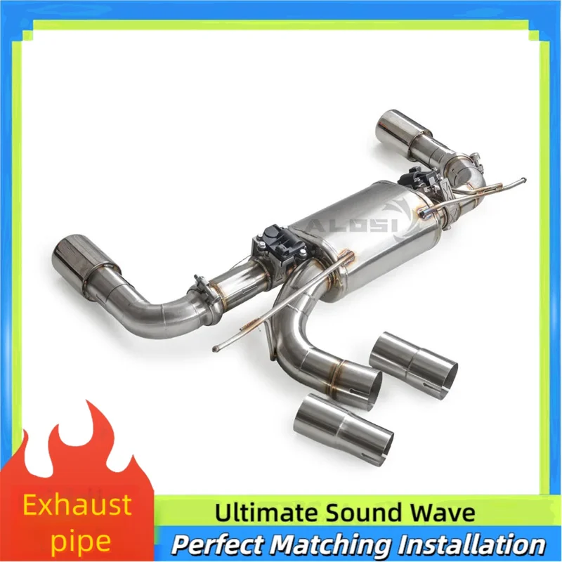 

Cat-back Exhaust System for BMW 330i 340i F30 2.0t 2013-2018 High-performance Smart Valve Exhaust System