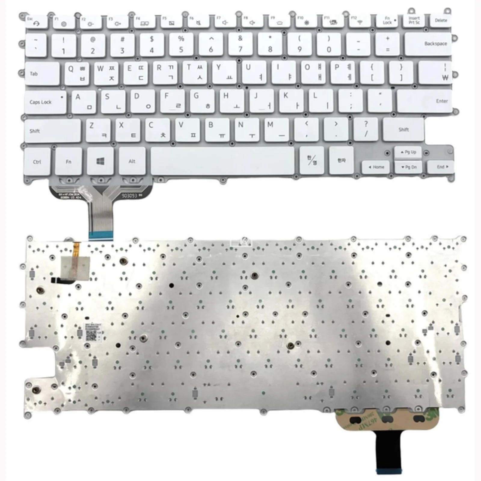 Replacement for Samsung NP930SBE 930SBE NT930SBE Series -7 Korean Backlit Laptop Keyboard