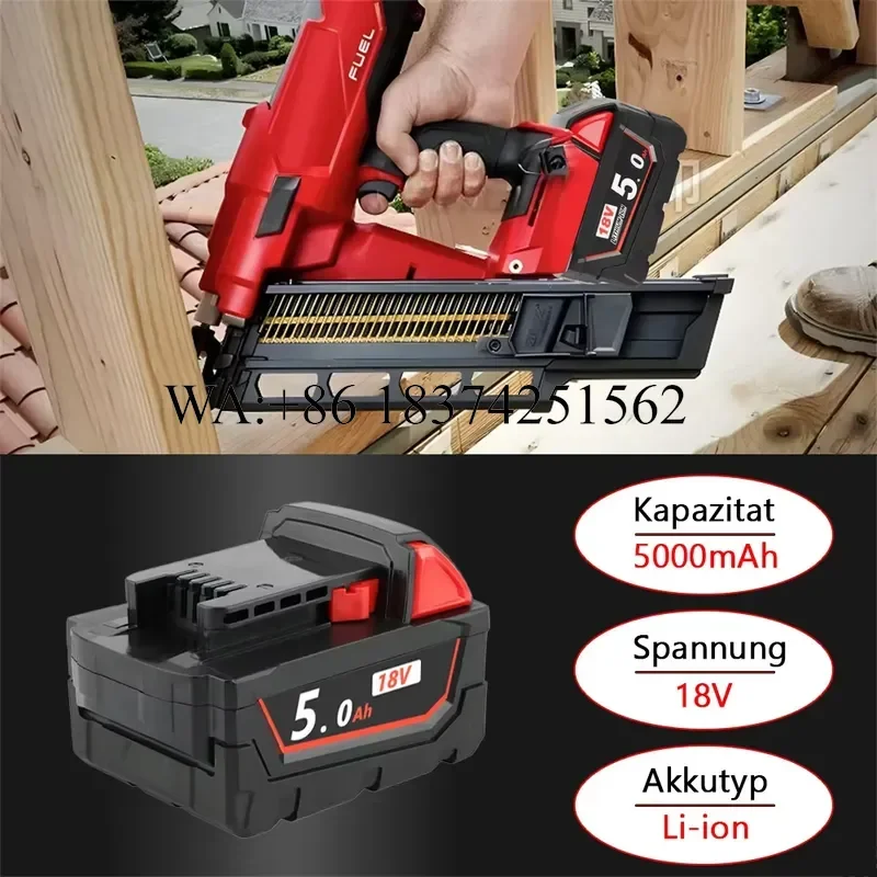 Wmwmnu 6 Port Fast Charger for Milwaukee M18 18V Battery Set 6Pcs 4.0Ah 5.0Ah 6.0Ah Li-ion Replacement Charger
