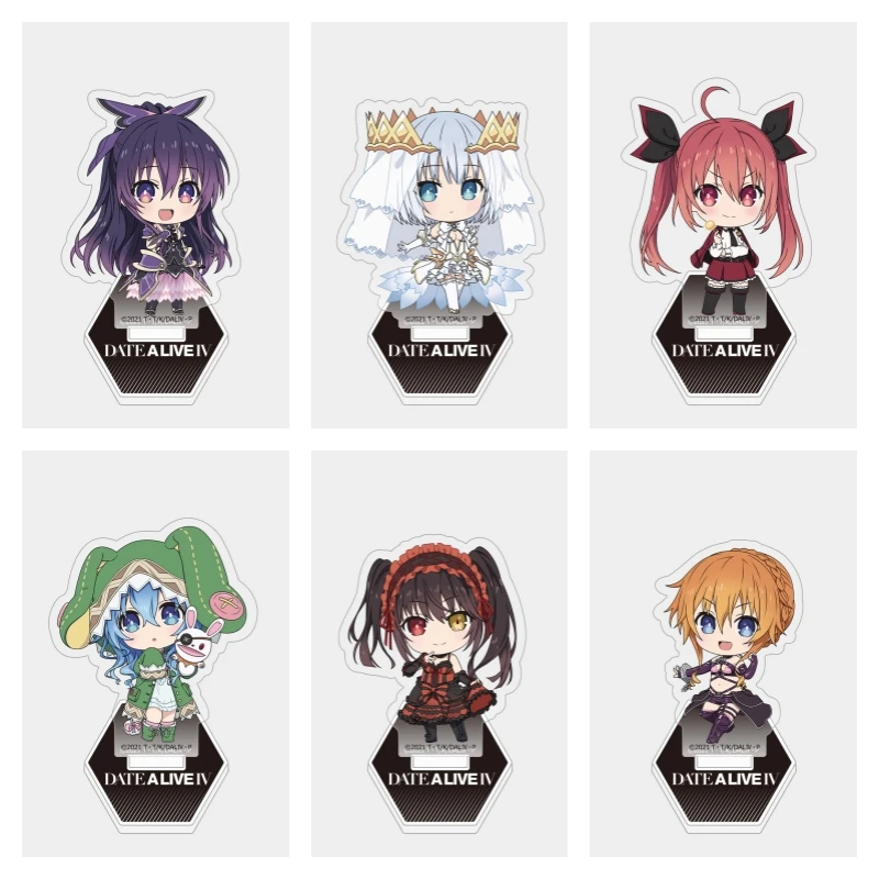 

DATE A LIVE V Mini Acrylic stand Tohka Yatogami Kotori Itsuka Kurumi Tokisaki Figure Desktop ornament Fans Gifts