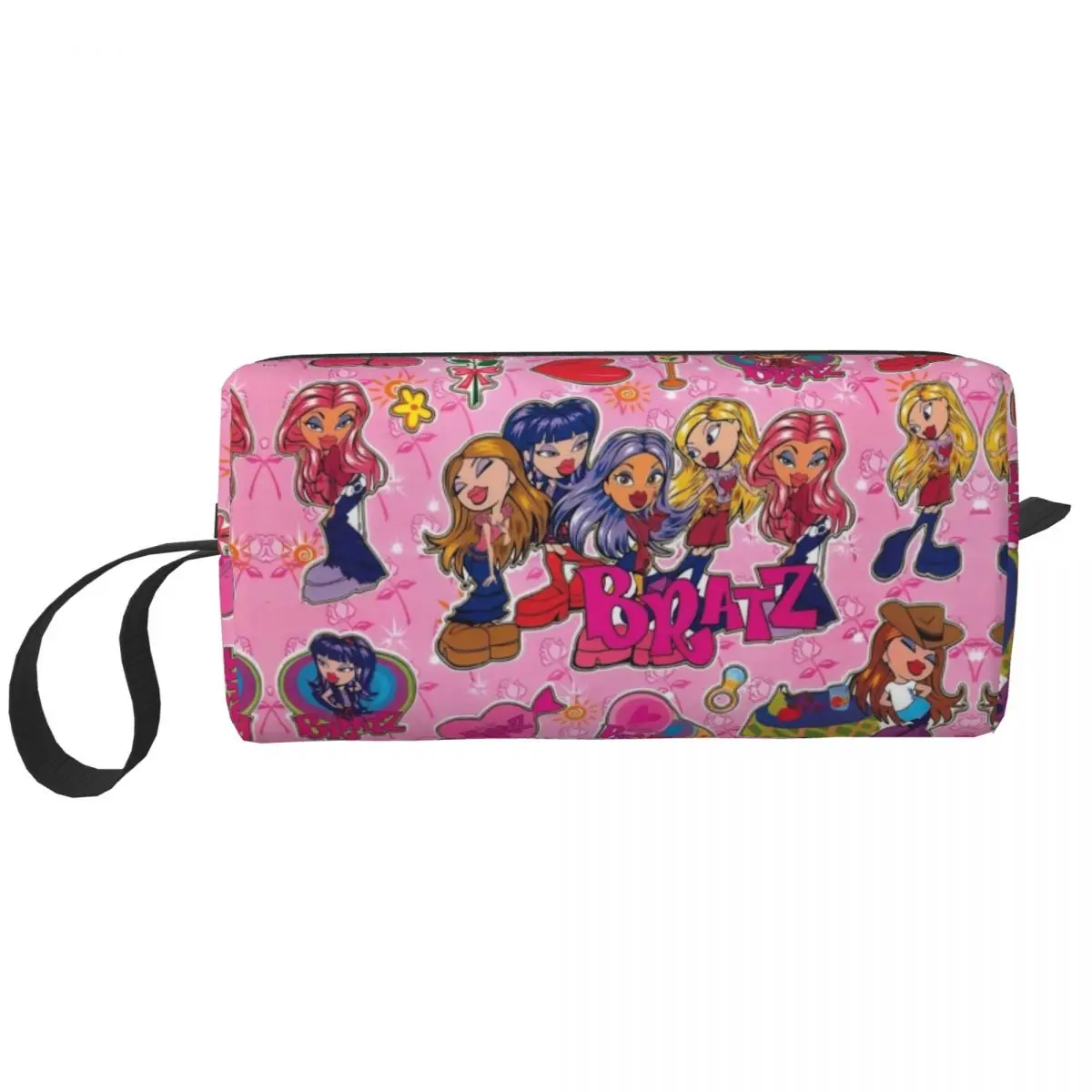 Bratz Rock Angelz Kultur beutel Frauen animierte Filme für Kinder Make-up Kosmetik Veranstalter Dame Schönheit Lagerung Dopp Kit Fall