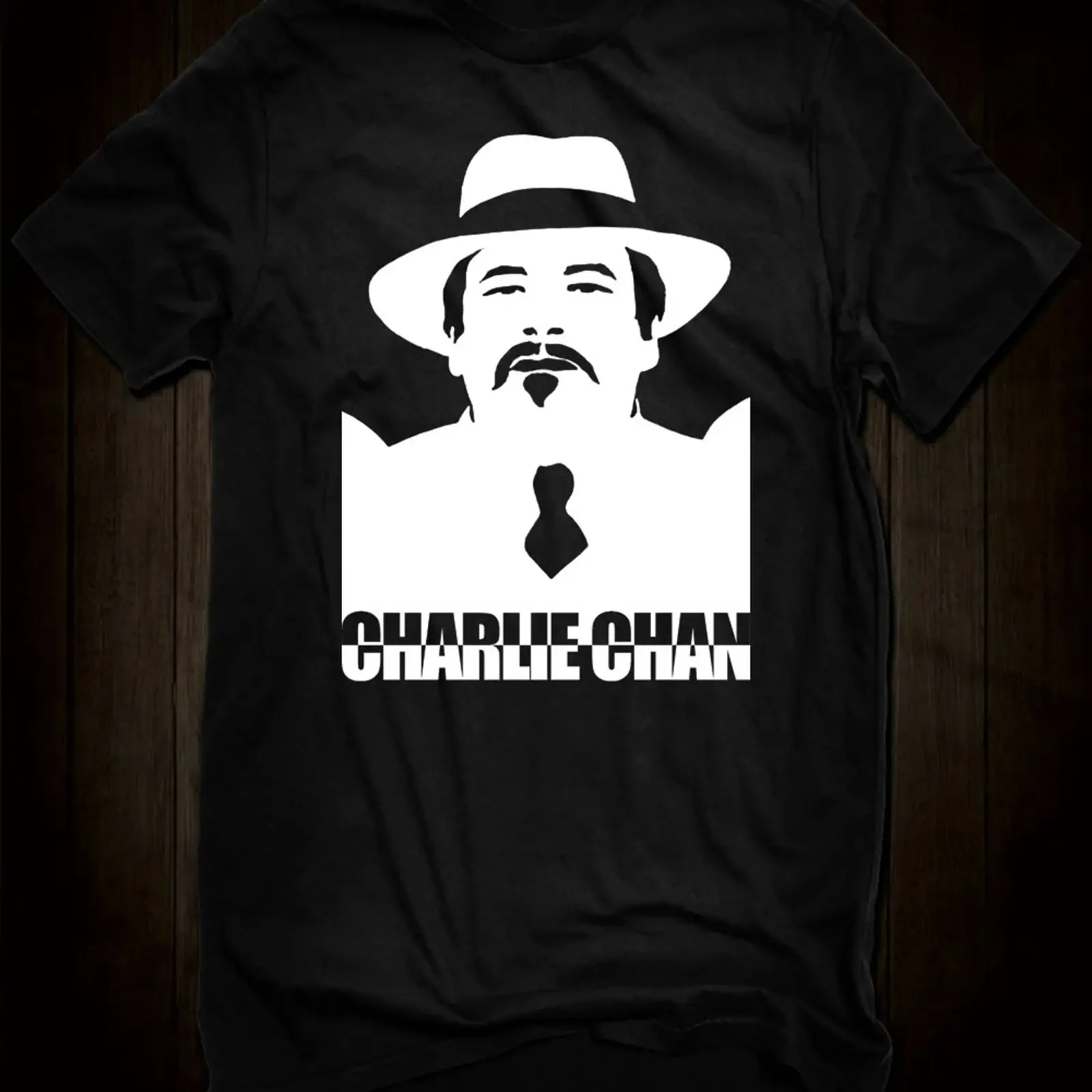 Charlie Chan T Shirt Hellwood Outfitters vintage Washed streetwear graphic homme Soft Unisex Stretched Breathable Versatile