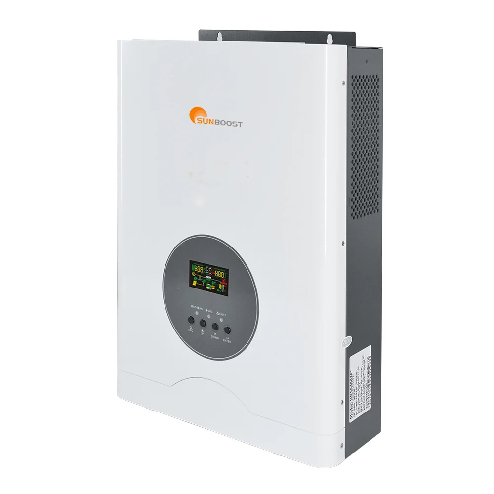 Sunboost الهجين العاكس للطاقة الشمسية الكل في واحد العاكس للطاقة الشمسية 5.5Kw 10Kw المدخلات 5Kw الناتج 48V 110/220V سبليت المرحلة