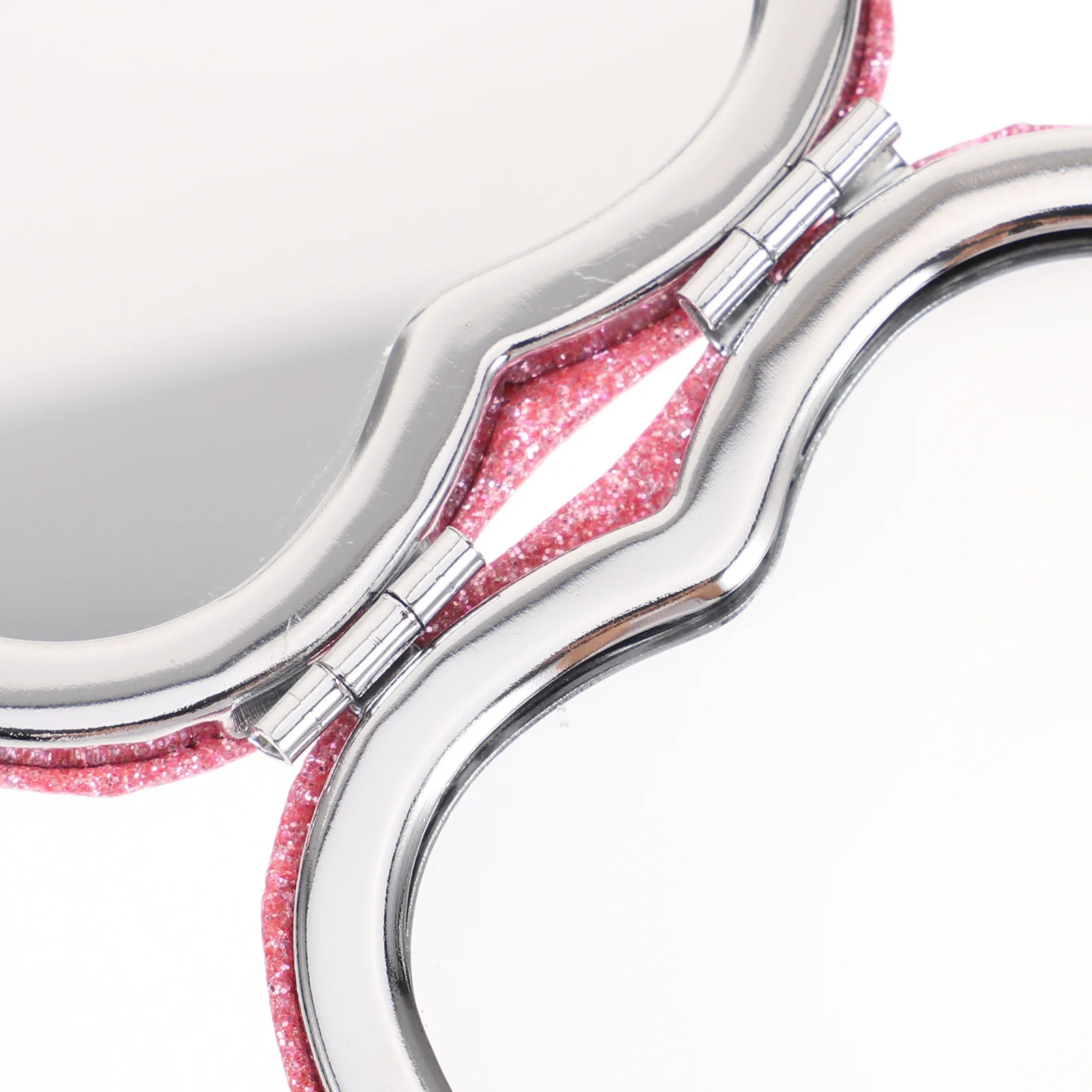 

Small Makeup Mirror Travel Mini Heart Mirrors Portable Compact Cute Hand Held Pocket Size