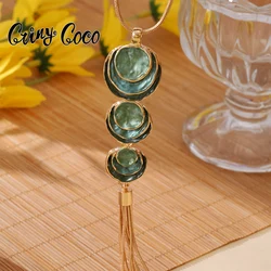 Cring Coco 2023 Charm Necklace Temperament Shaped Zinc Alloy Necklaces Atmosphere Popular Lady Fashion Necklace for Women New