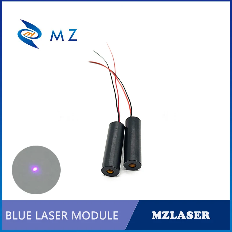 Modulo diodo Laser blu e viola con lente in vetro focalizzabile compatto 405nm 5mw di alta qualità
