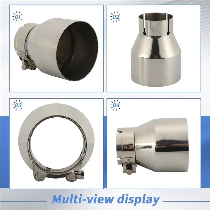 A13Z-Id60mm Exhaust Tip Muffler(2Pcs) For BMW F22 F23 M235i M240i F20 F21 M135i M140i F30 F31 M335i M340i F32 F33 F36