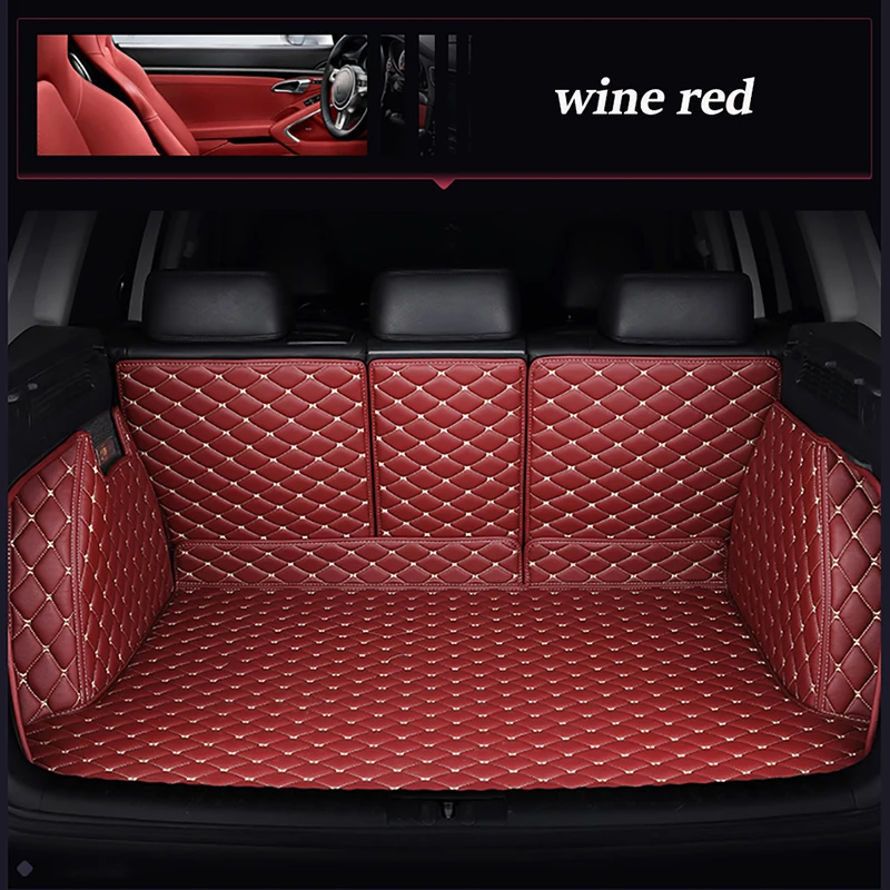 

Custom Leather All Inclusive Car Trunk Mat for Dodge Caliber Journey aittitude Caravan Auto Luggage Cover Protection