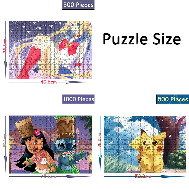 Tarzan & Jane Disney Puzzle Toys 1000 PCS Wooden Puzzles Children\'s Educational Toys Adult Games Handmade Gifts Printed Clearly