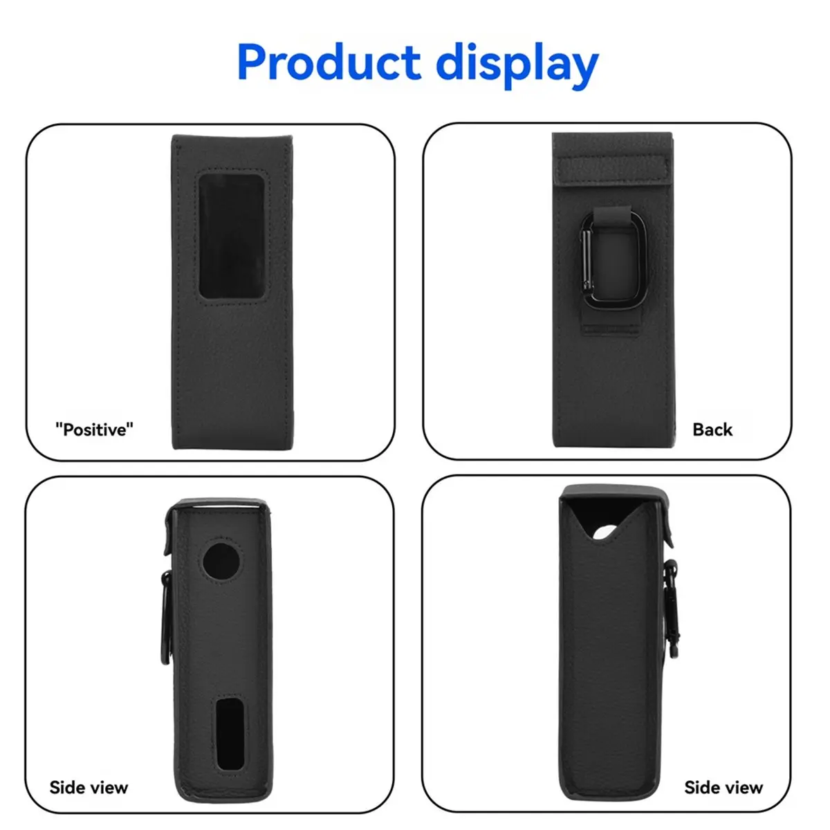 Funda de cuero PU para banco de energía para portátil (25.000 mAh 165 W), funda protectora de viaje para banco de energía (solo estuche)