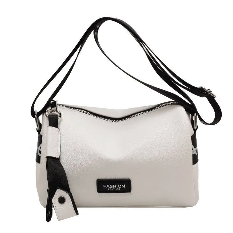 Premium Bag Women's New Spring and Summer Broadband Shoulder Crossbody Versatile Pillow Women's Bag Simple Leisure Commute Sweet
