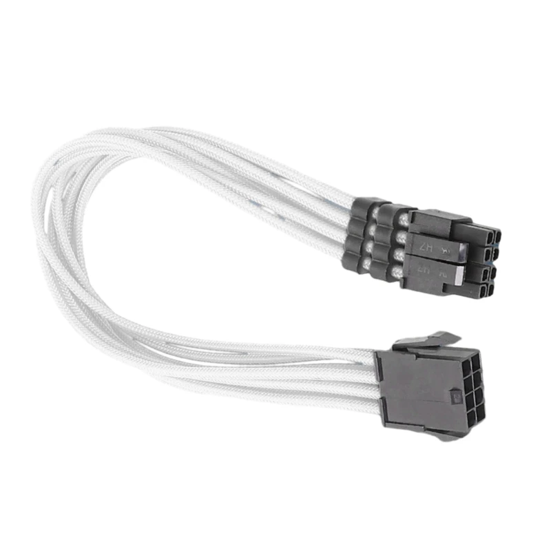 8Pin Computer Mainboard Extension Cable Braided Cable CPU 8Pin to 8pin 4+4pin P9JB