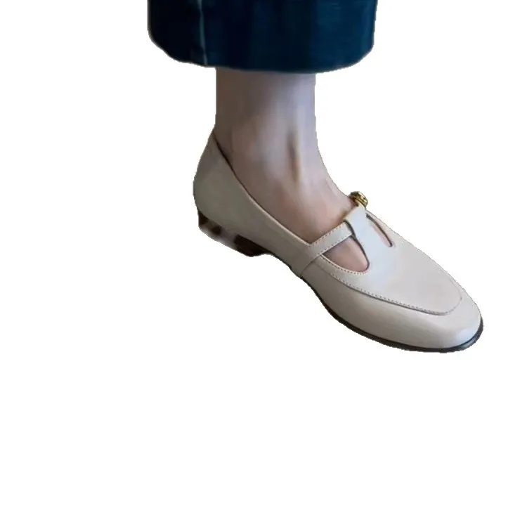 Женские лоферы на плоской подошве, повседневные кроссовки, туфли Мэри Джейн на мелкой подошве, новые летние сандалии 2024, прогулочные кожаные сандалии