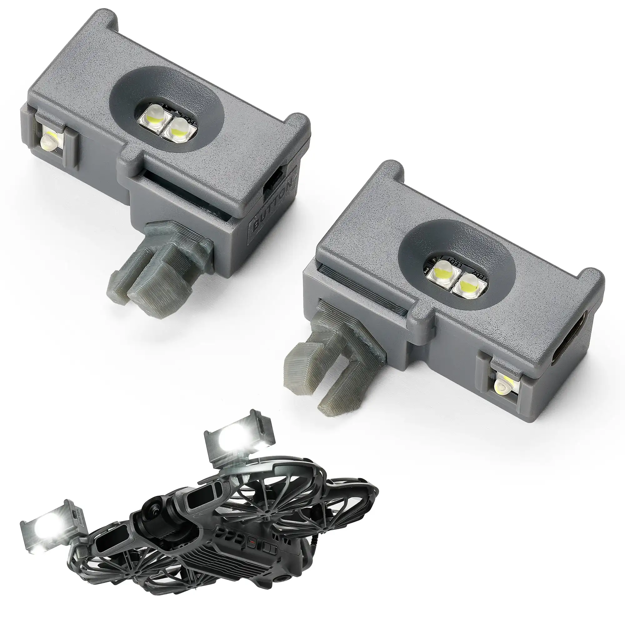 VIFLY Neo2Beam Search Light Dual Pack, Compact Headlamp for DJI Neo 2 – Illuminate Night & Indoor Flights