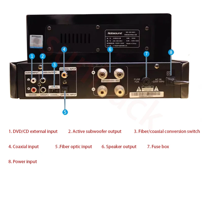 sunbuck MS-30D elektronische buizenversterker 5.0 Bluetooth Hifi galblaas eindversterker audio
