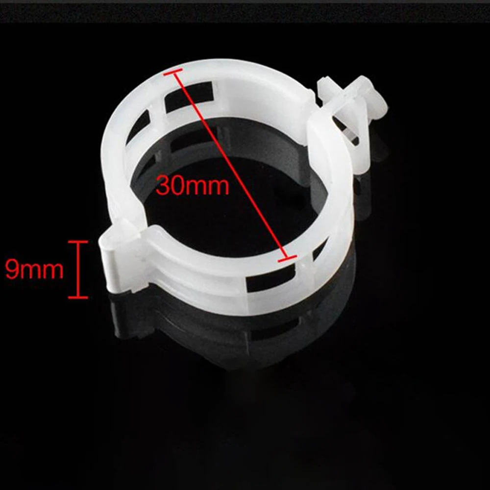 Clips de soporte de plantas de plástico engrosado, herramienta de fijación de injerto de protección de vid de plantas reutilizable, suministros de