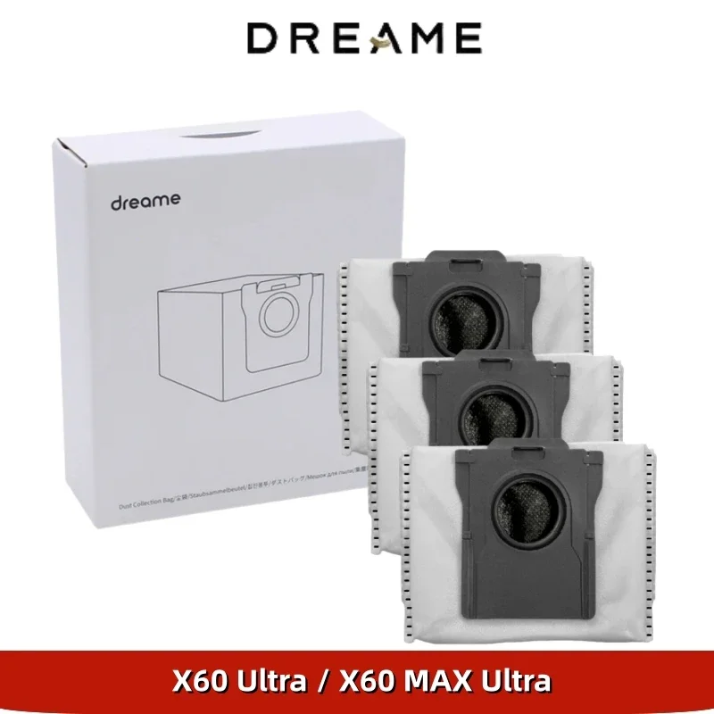Optional Dreame X60 Ultra Original Accessories Filter, Mop Cloth, Dust Bag, DuoBrush, Cover, Side Brush for X60 Max Ultra Spare