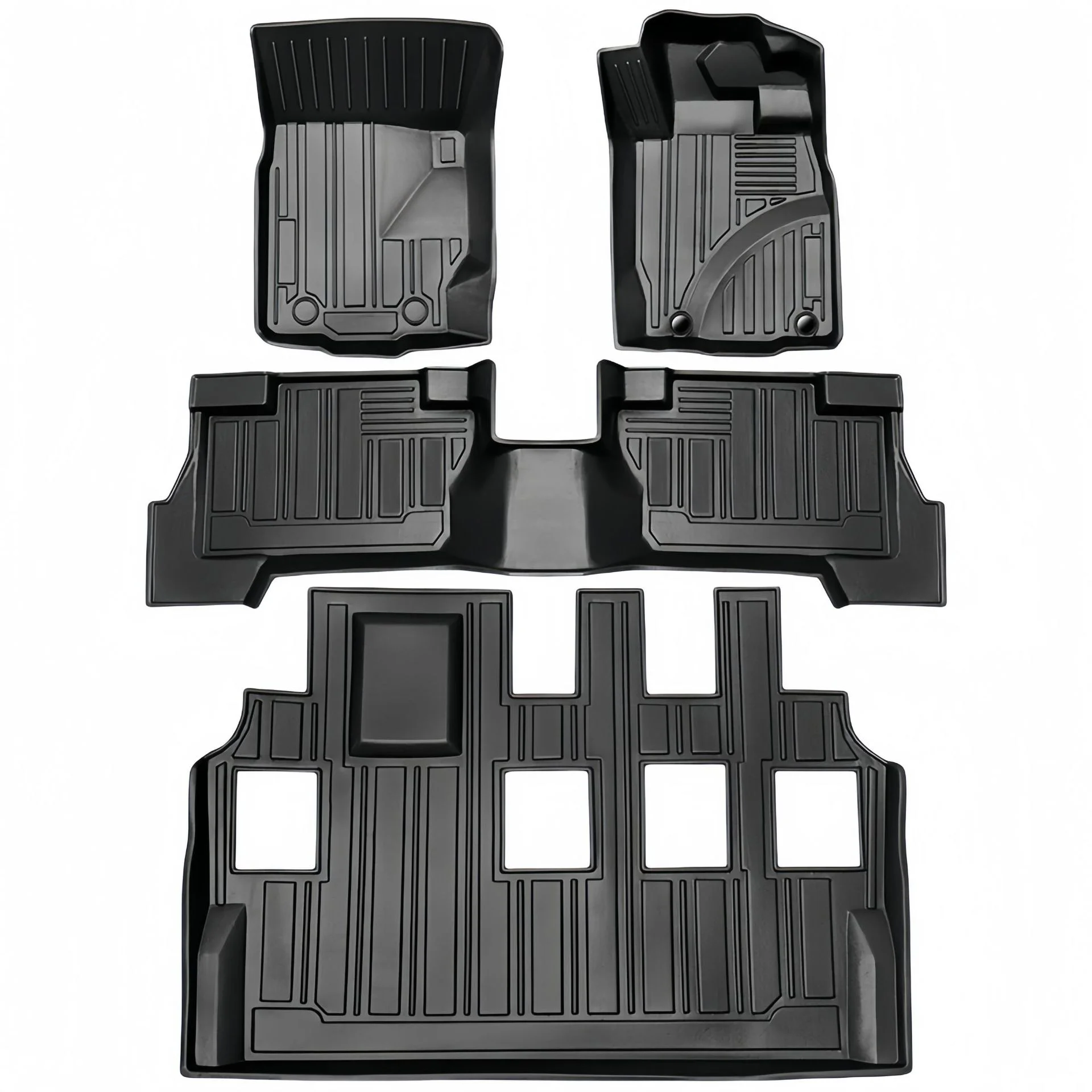 

2021+ Mitsubishi Pajero LHD & RHD 5/7-Seater Custom Fit TPE Car Floor Mats, All-Terrain Anti-Slip & Durable