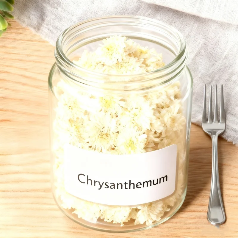 Quality Naturally Bulk White Chrysanthemum Dried Flower DIY Pillow Core Filled Pastry Embellishment