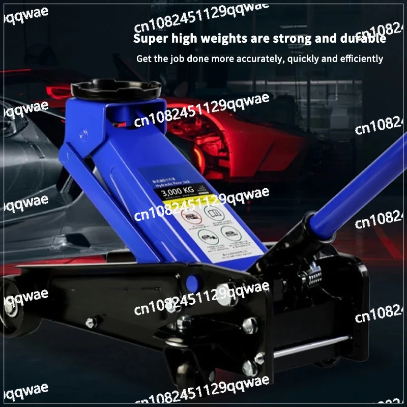 3/4/5 Ton Heavy-Duty Floor Jack Steel Hydraulic Jack With Double Pumps for Quick Lifting Rotating Rear Casters Home Lifting Tool