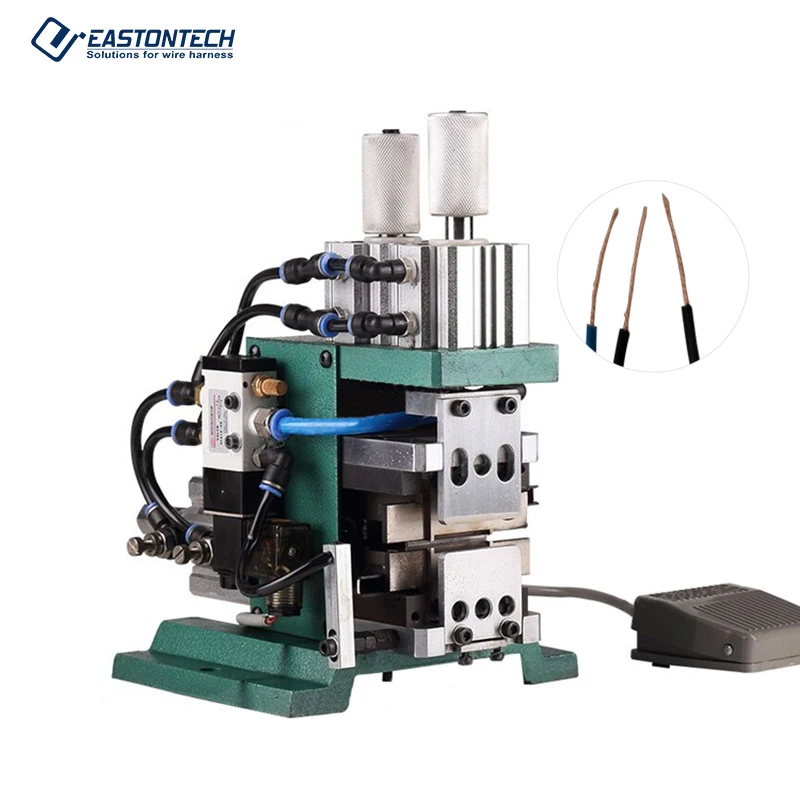 EW-10-3F equipamento de fabricação de cabos manual pneumático descascando fio máquina de torção fio twister ferramenta stripper