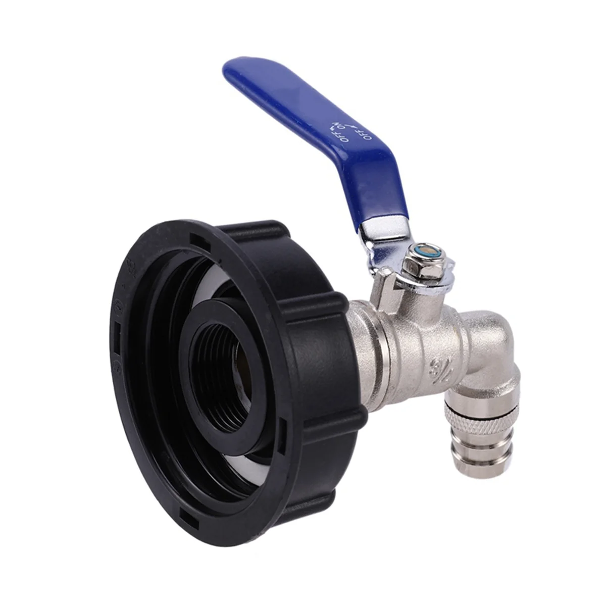 3X IBC Ball Outlet Tap Tank 3/4 Inch Food Grade Drain Adapter 1000L Tank Rainwater Container Brass Hose Faucet Valve