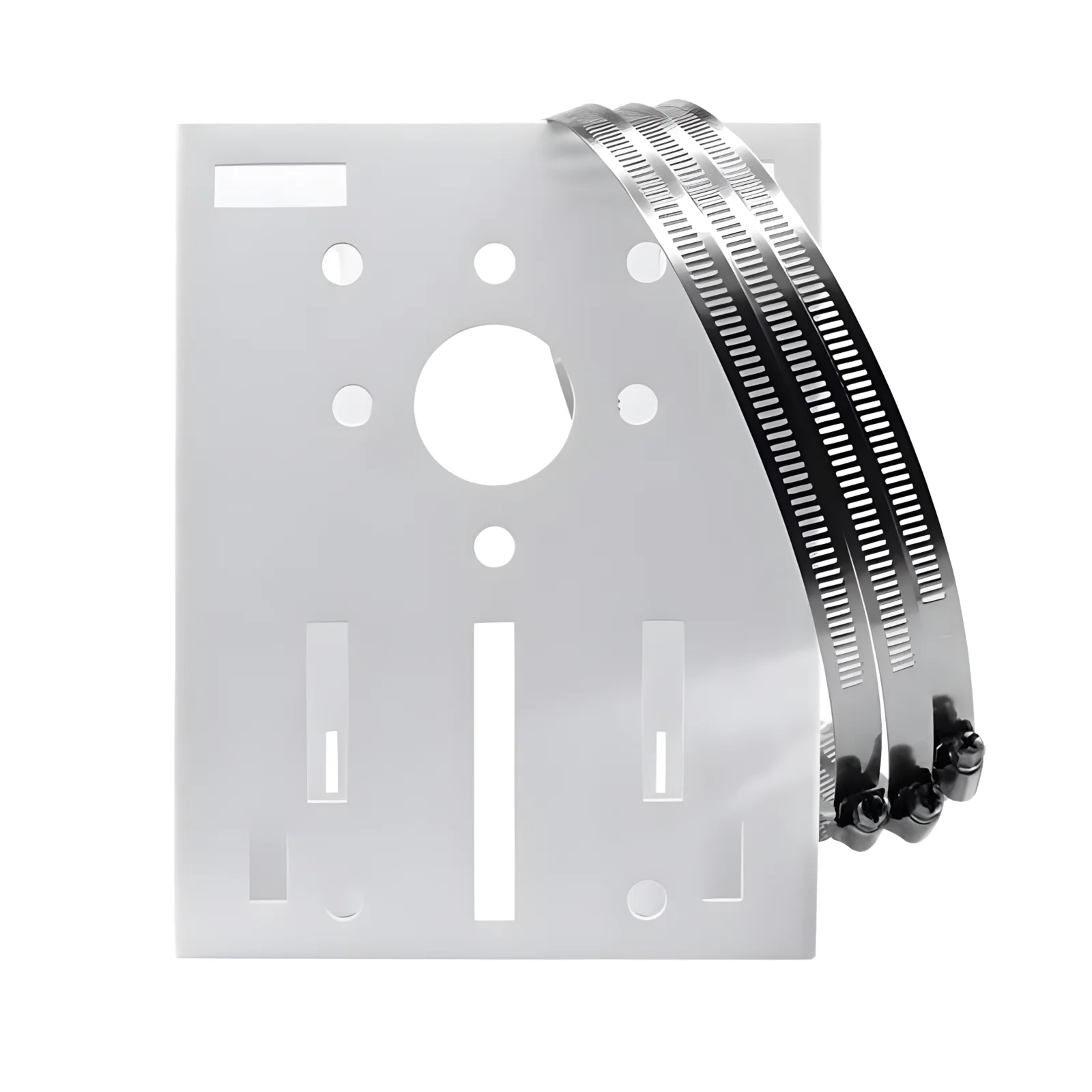 Thickened Steel Universal Vertical Pole Mount Adapter Bracket for CCTV Security Camera PTZ Dome Vertical Pole Mounting Bracket