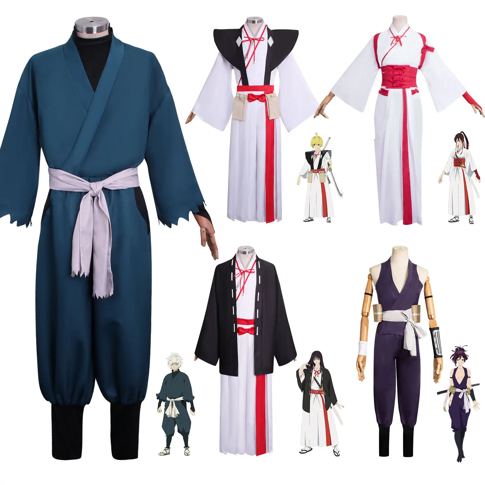 

COS Hell Leshan Tian Asazo Cut Eyebrow Maru COS Clothing Tongma Comics Same cosplay set