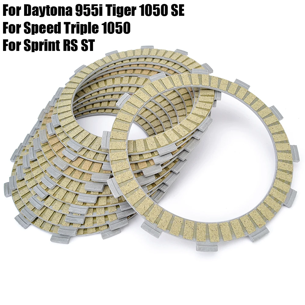 

Clutch Plate Clutch Friction Disc Plates For Triumph Tiger Speed Triple 1050 Daytona 955i Sprint RS ST