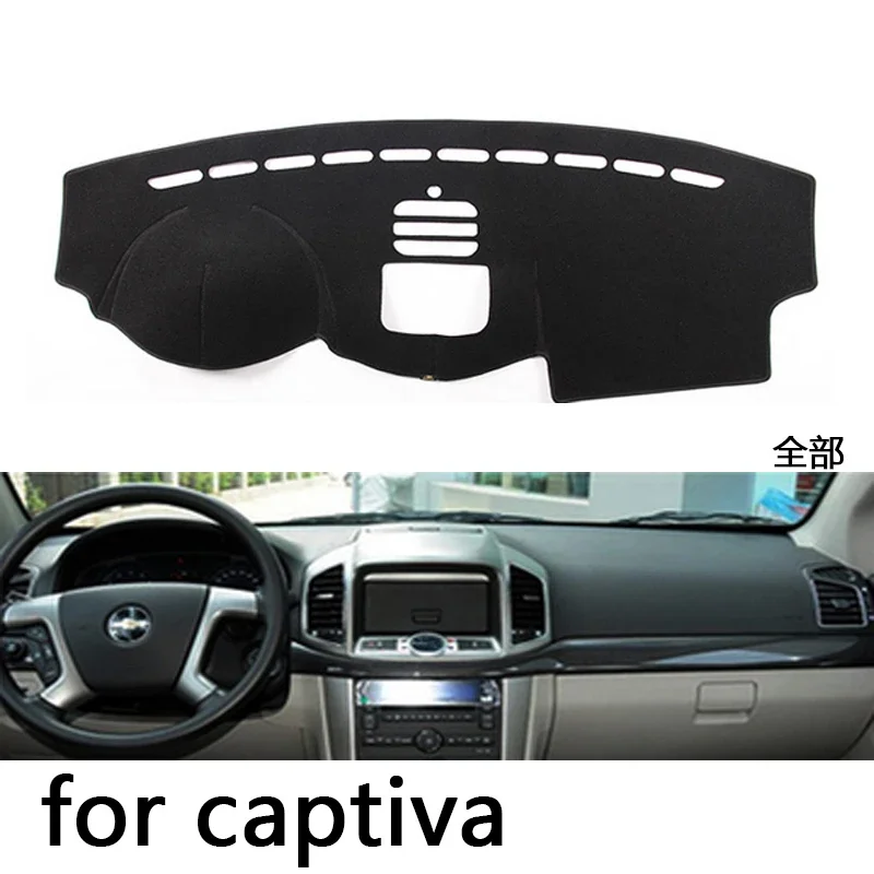 

Car Dashboard Covers Mat Shade Cushion Pad Carpets Accessories For Chevrolet Captiva 2010-2017 Left Hand Drive