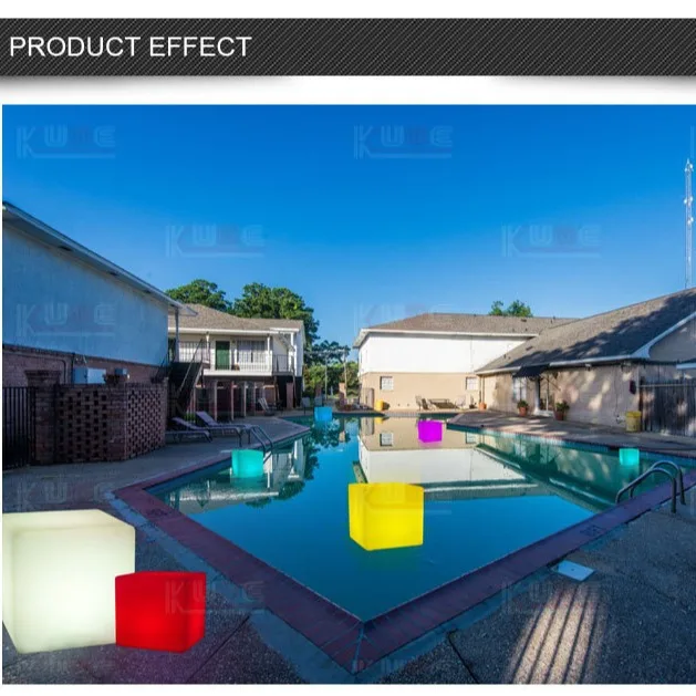 Innenmöbel Haushalt Smart leuchtender Nachttischhocker im Freien wasserdicht LED leuchtend