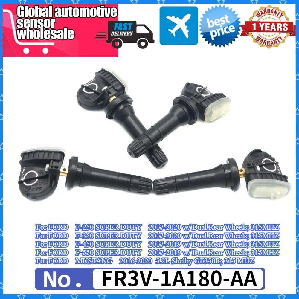 

Системы мониторинга датчика давления в шинах TPMS FR3V-1A180-AA для FORD F-250 F-350 F-450 F-550 SUPER DUTY MUSTANG 2016-2020 315 МГц