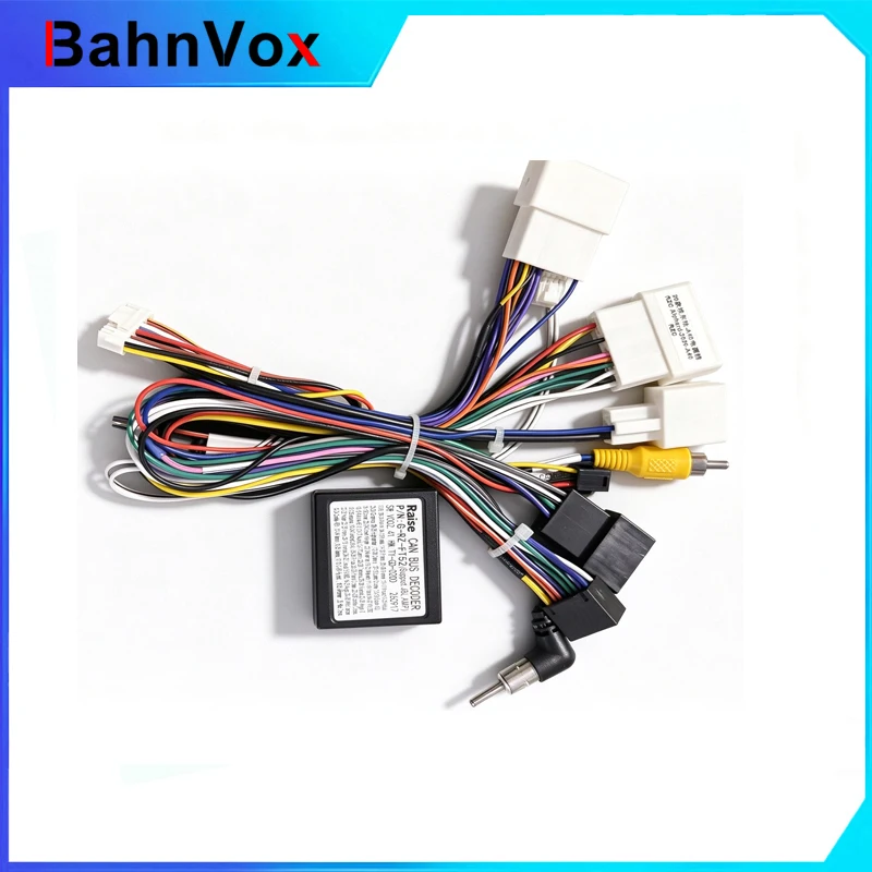 Car Accessories 16pin Android radio Canbus Decoder Box For Toyota Alphard 2020 Wiring Harness Plug Power Cable Adapter
