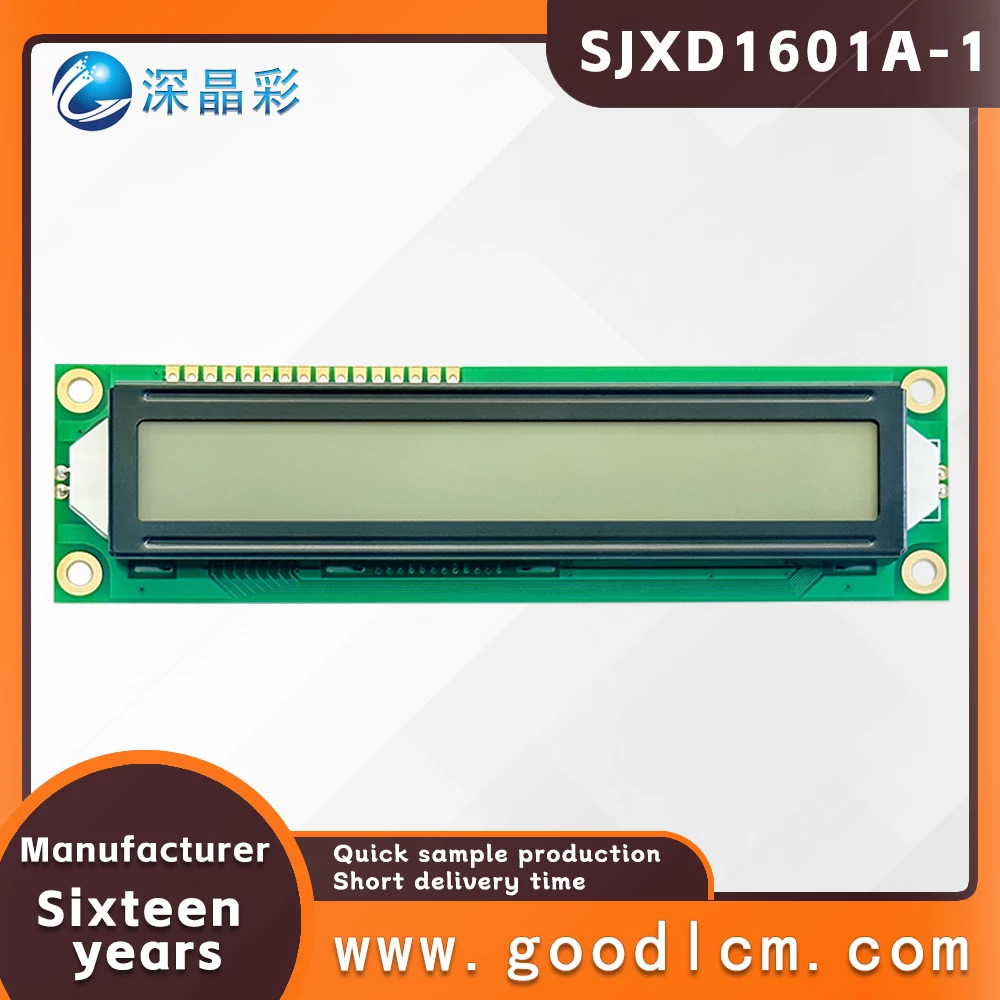 1601a-1large caracteres display lcd módulo i2c lcd 16x01 splc780d controlador 16*01 módulo lcd vários modos e cores