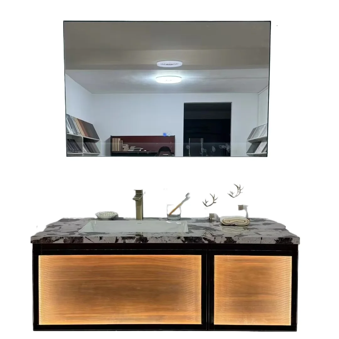 

Wall bathroom mirror vanity basin cabinet, bathroom furniture vanity sink