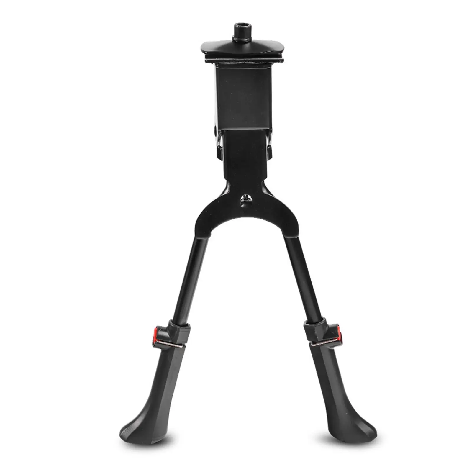 Bike Kickstand Double Leg High Spring Return Center Mount Alloy Steel Bicycle Stand for 24 to 29 Inch Mountain and Road Cycling