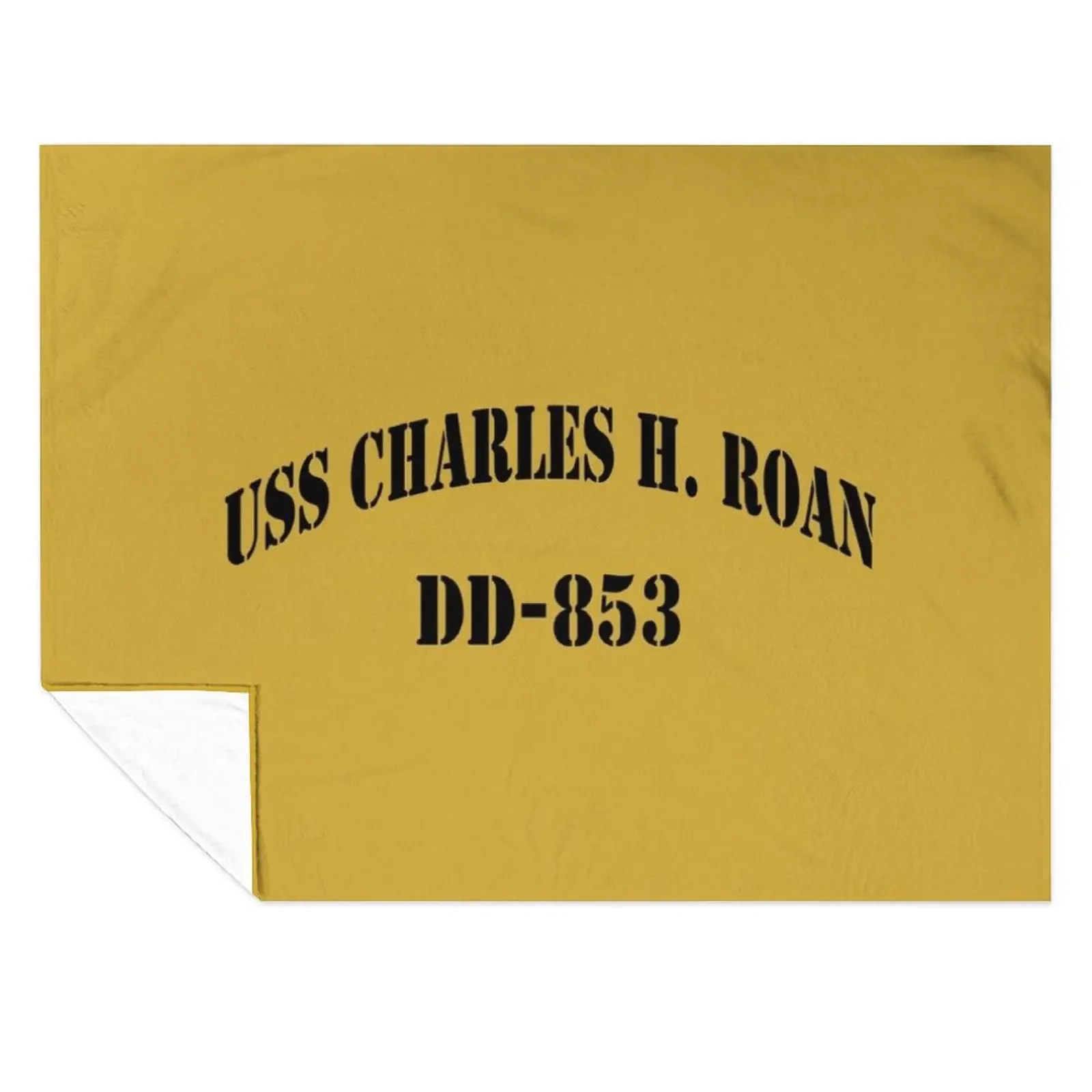 

Одеяло USS CHARLES H. ROAN (DD-853) SHIP'S STORE Идеи подарков на День святого Валентина Одиночные декоративные одеяла для дивана для пикника
