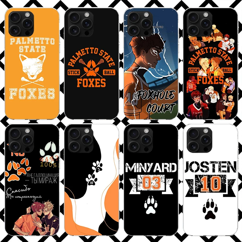 Funda para Teléfono Andreil All For The Game Palmetto State Foxes para iPhone 17 Air 16 16E 15 14 Plus 13 Mini 12 11 Pro Max 7 8 + SE 2020