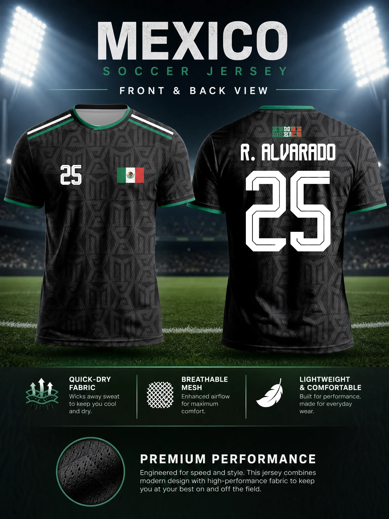 Jersey Sepak Bola Terinspirasi - Mens Fashion Mexico ulasan dan harga