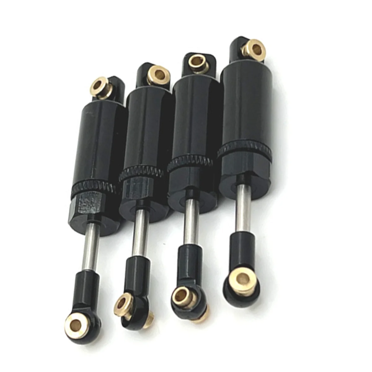 4PCS Ammortizzatore Idraulico per MN 1/12 D90 MN82 LC79 MN78 per WPL 1/16 C14 C24 C34 C44 RC Auto Aggiornamenti Parte Nero