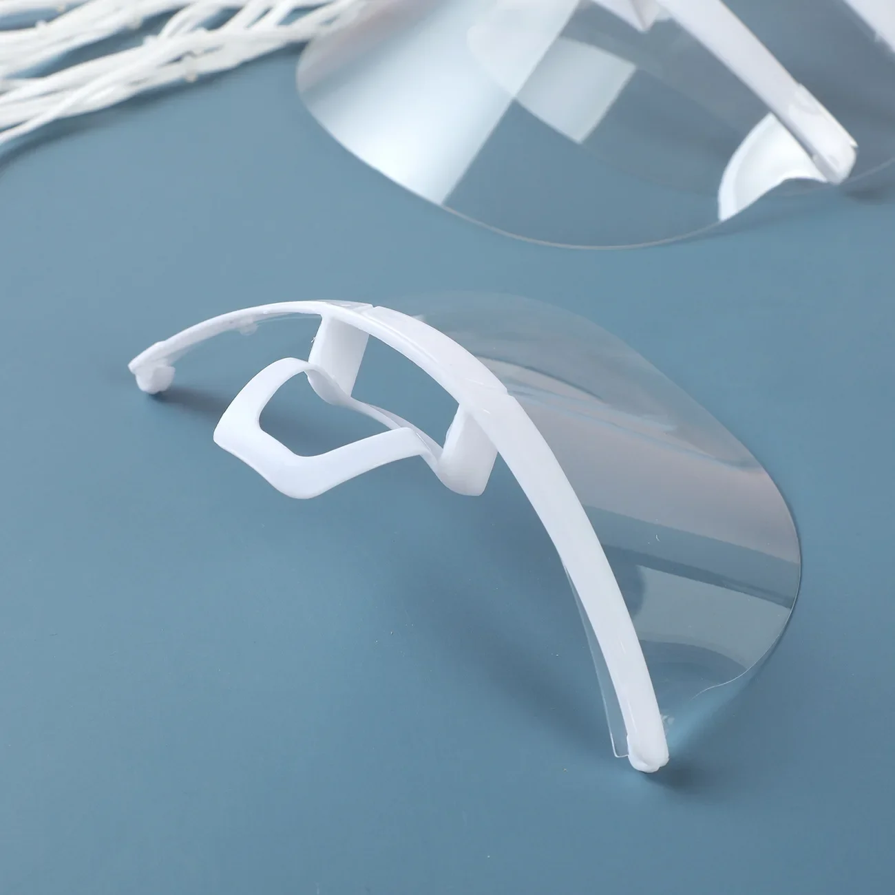 5Pcs Wiederverwendbare Transparente Anti-fog-Maske Schild Abdeckung Restaurant Schule Kunststoff Anti-speichel Mund Schild Schönheit Tattoo zubehör – Detail 8