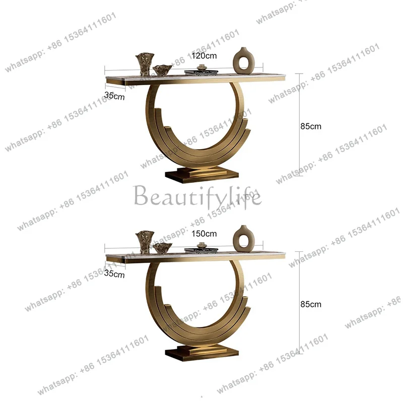 French Classic Console Tables Metal Aesthetic Elegant Hallway Console Tables Luxury Design Muebles De Sala Room Furnitures