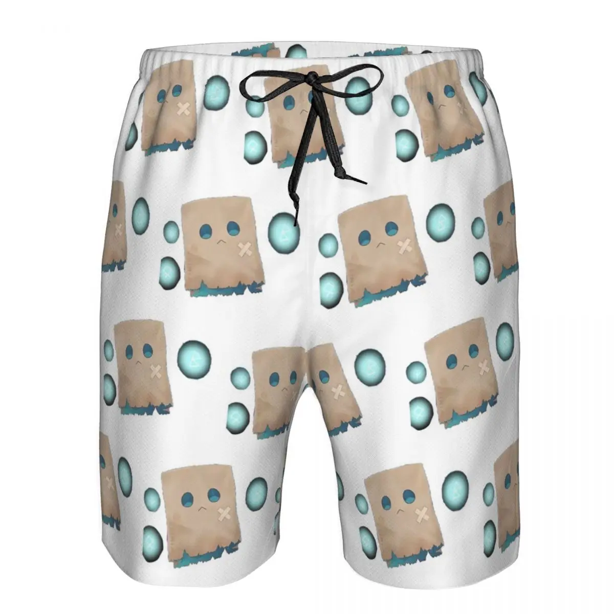 Nanashi Mumei - Nameless Friend Trunks Beach Board Shorts Casual Quick Dry Swim Summer Men Pants