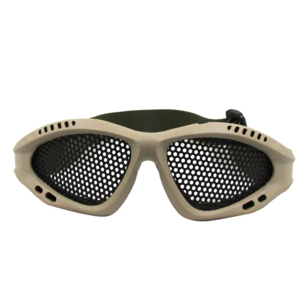 

Metal Mesh Protective Eyewear Eye Protection Safety Hiking Glasses Comfortable Adjustable Protective Glasses Hiking