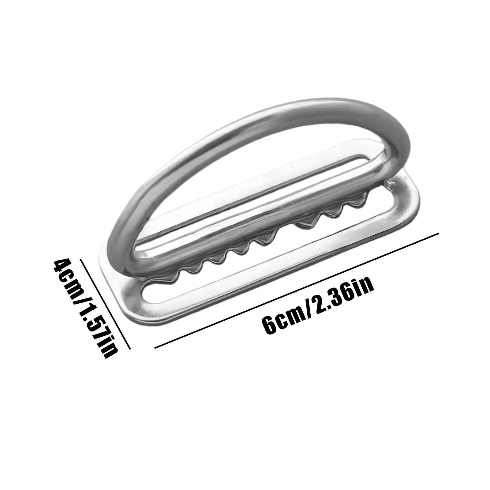مشبك على شكل حلقة على شكل حرف D مكون من قطعتين، مشبك مرفق آمن للغوص وحزام الوزن للغطس اليومي وتسلق الصخور في الهواء الطلق #6
