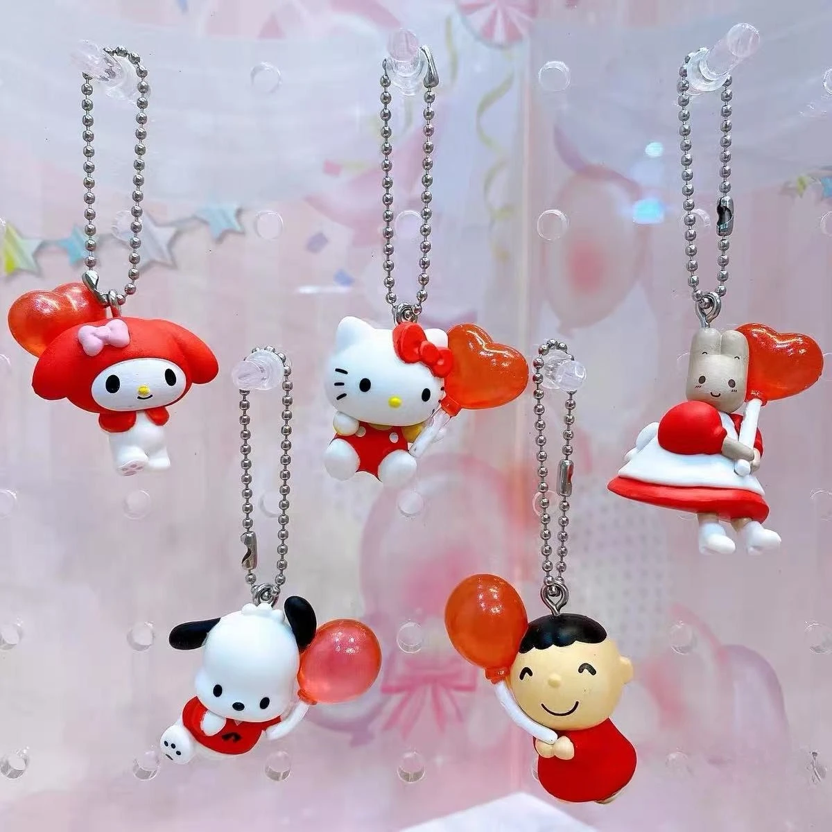 

Genuine Sanrio Family Kawaii Pochacco Hello Kitty My Melody Blind Box Keychain Pendant Birthday Gift Anime Cartoon Trendy Toys