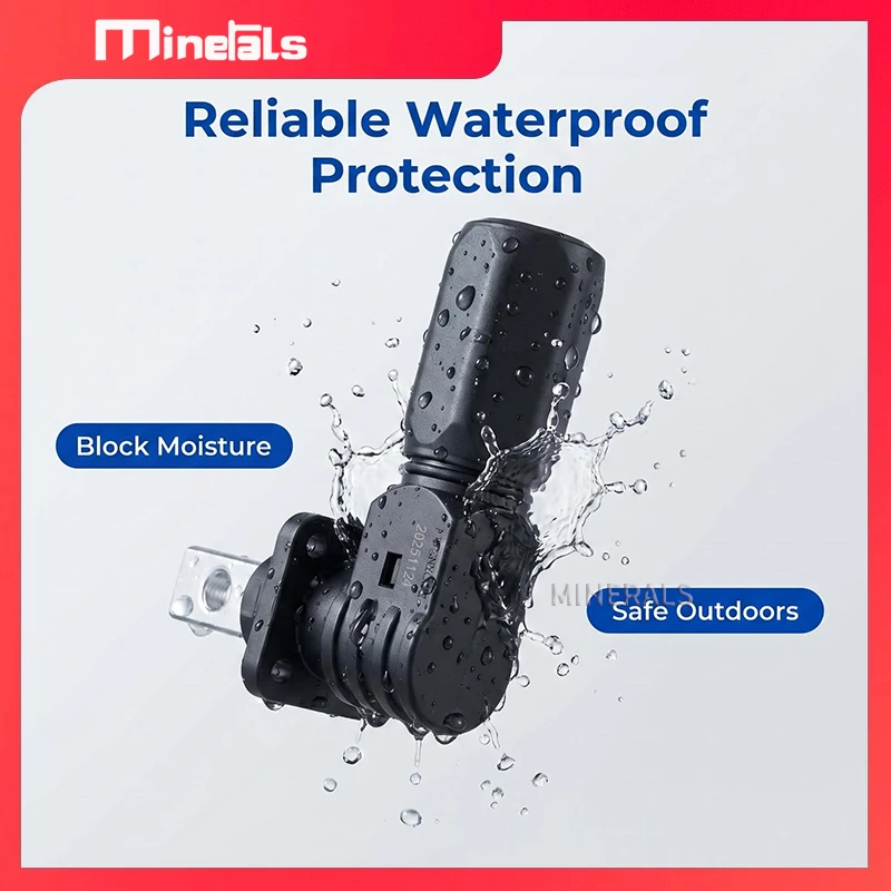 Battery Energy Storage Connector 120A 200A Quick Plug Terminal Flame Retardant Waterproof IP67 Single Core Elbow Power Connector