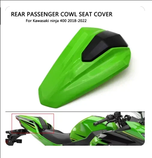 motocycle Passenger Rear Seat Cover Tail Cowl Rear Hard Seat Cover Cowl Fairing Fit For Kawasaki Ninja 400 Z400 2017-2019 2018